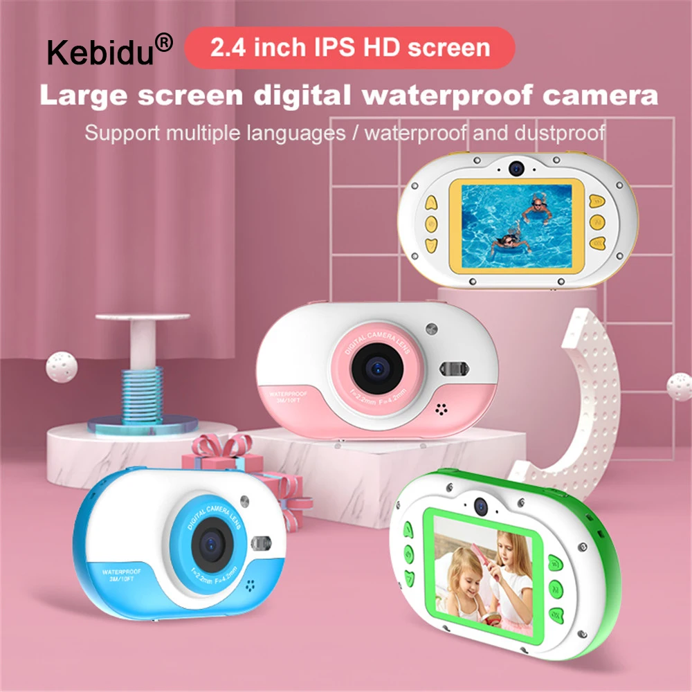 Цифровая игрушечная мини-камера 2 4 дюймов HD IPS экран детская камера