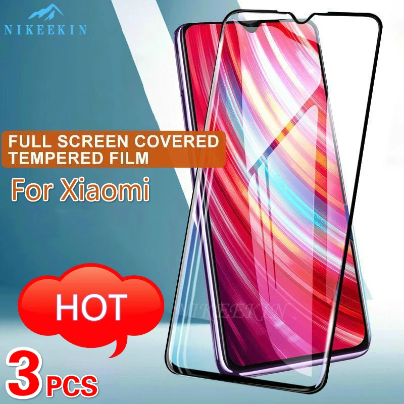 Закаленное стекло с полным покрытием для Xiaomi Mix 3 5G Mi 9 Lite 9T Pro A3 A2 F1 Защита экрана CC9e