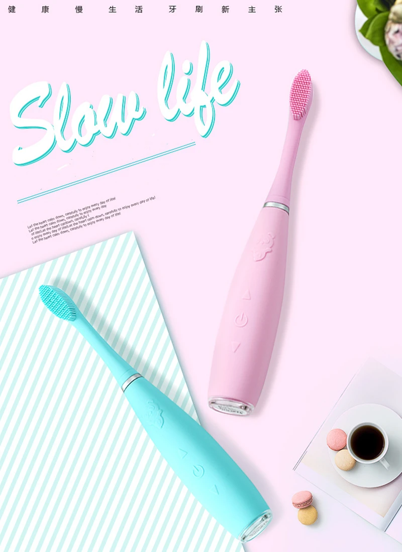 Электрическая зубная щетка для детей и взрослых Ультразвуковая электрическая