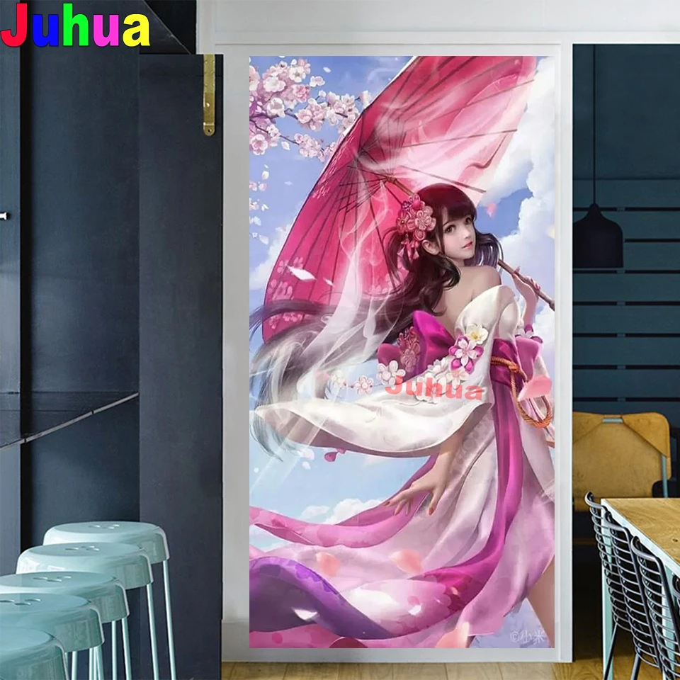 

Diamond Painting 5d Princess Romantic Umbrella 5D Embroidery Set DIY Home Decoration Round Square Diamond Mosaic Girl Gift