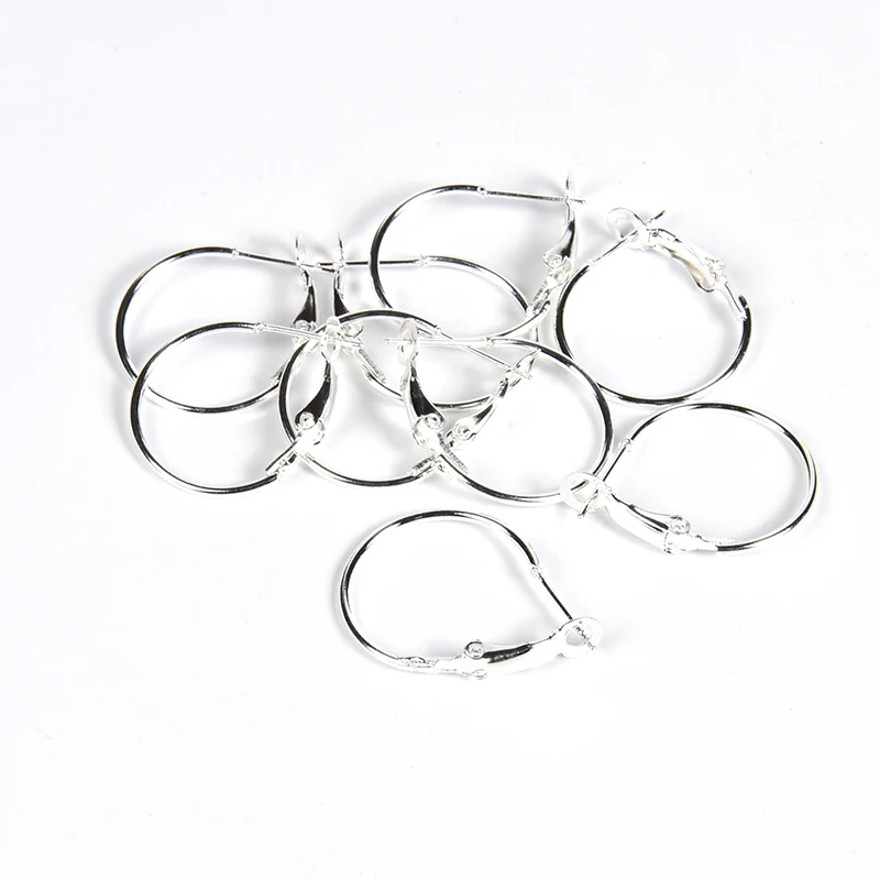 

10 Pcs/Lot 20 - 70mm Pin Buckle Hoop Earrings DIY Circle Earring Hooks Findings Jewelry Making Accessories