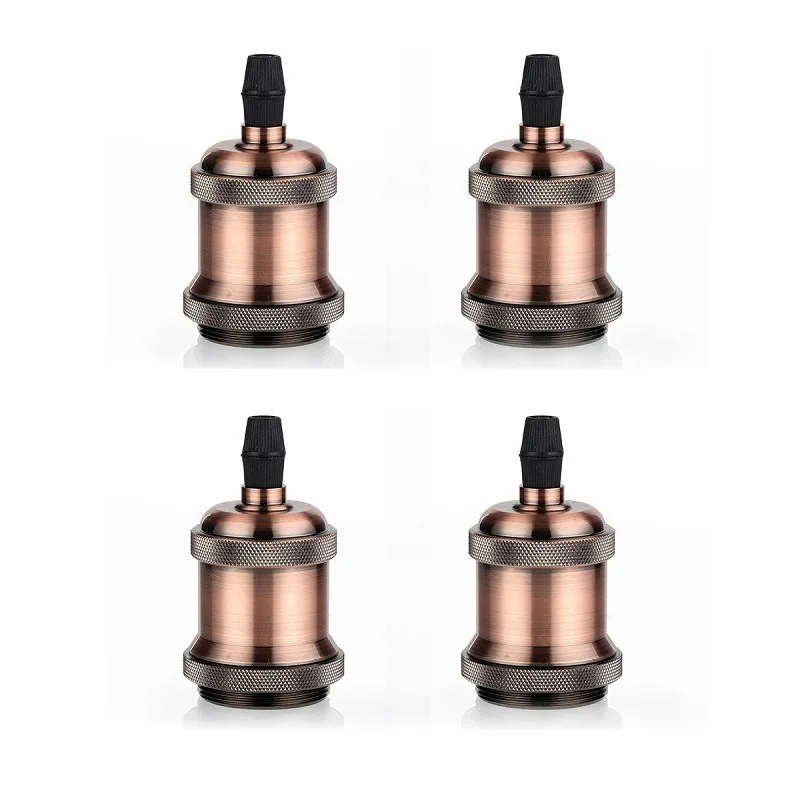 Vintage Edison Lamp Base Aluminum Light Socket E27 Screw Bulb Retro Fittings Holder Ceramic Lighting | Освещение