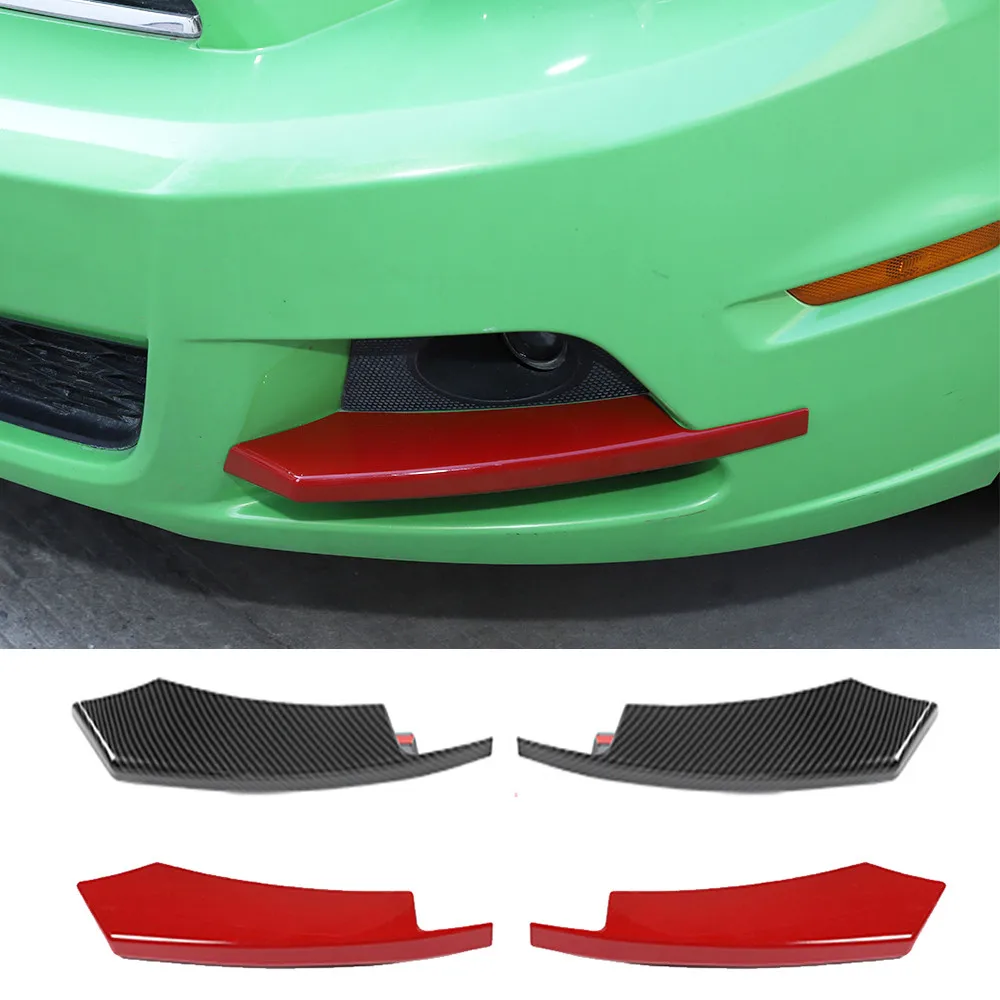 

ABS Front Fog Light Lower Cover Eyelid Decoration Trim Fit For Ford Mustang 2010-2014 Exterior Car Accessories