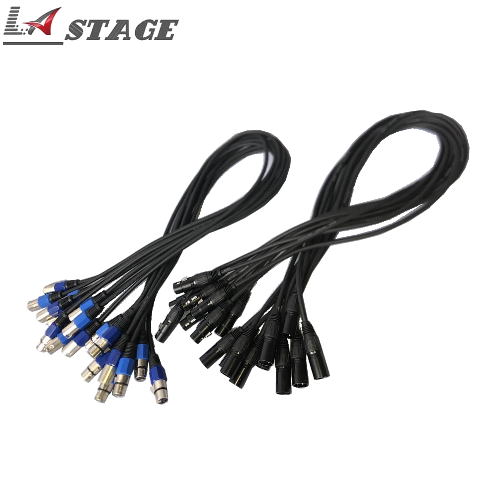 Бесплатная доставка 10 шт./лот 3 контактный сигнал DMX (1 м 2 4 5 6 7 8 9 м) светодиодный