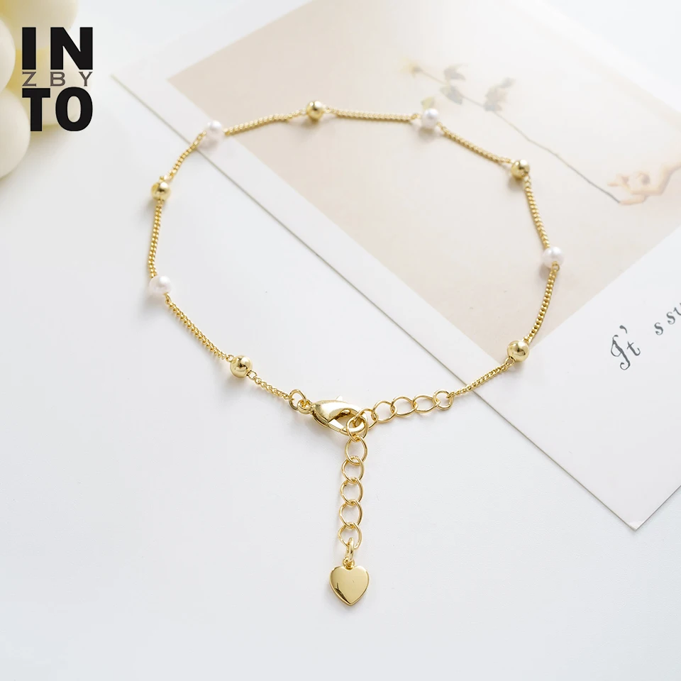 Into zby трендовые жемчужные бусинки ножные браслеты ювелирные изделия Boho 2020 летние