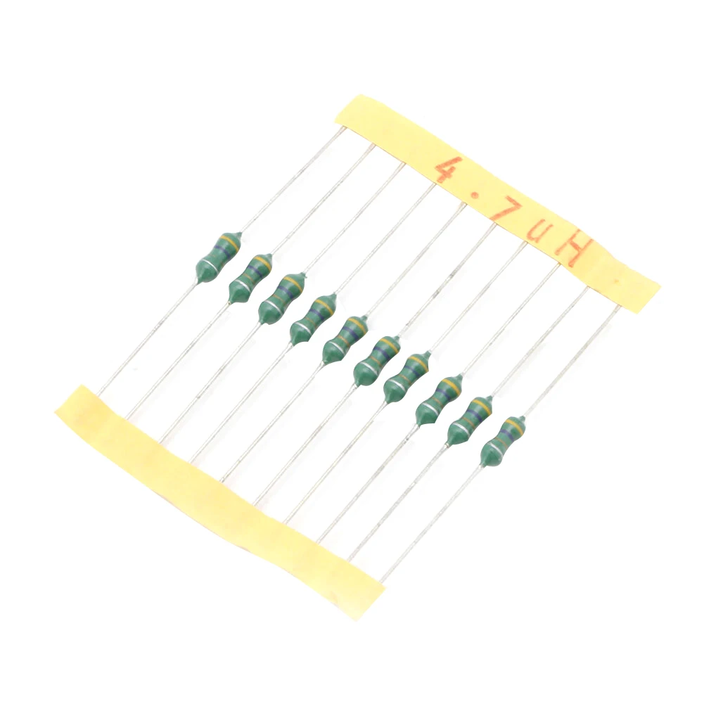 200 Pcs Professional Power Electrical Equipment 0.5W Inductor Kits Resistors Parts 20 Value DIP Color Wheel 10 Percent Tolerance |