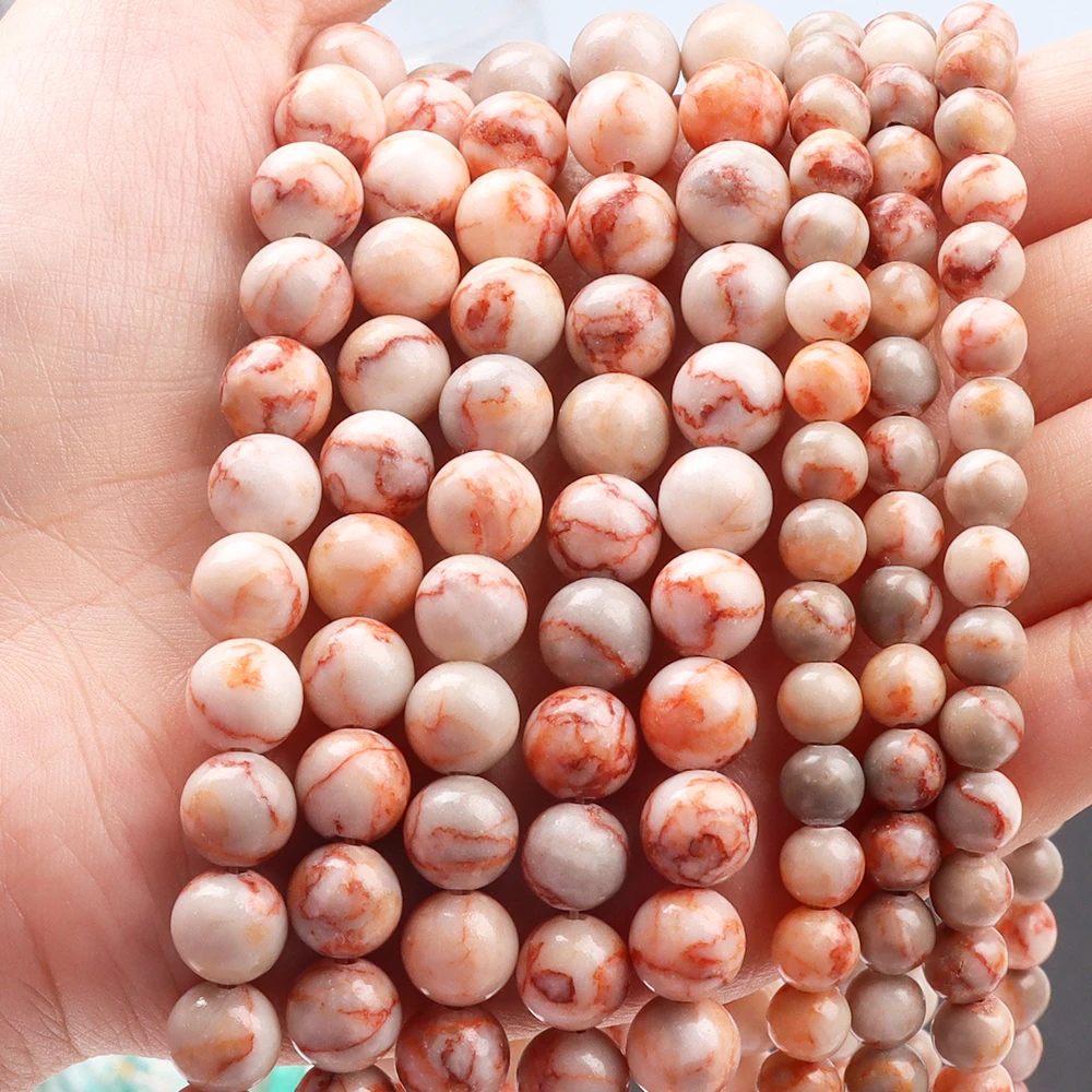 

6/8/10mm Natural Gemstone Round Loose Smooth Beads are Used to Making Jewelry DIY Bracelet Necklace Earrings Stone Beads