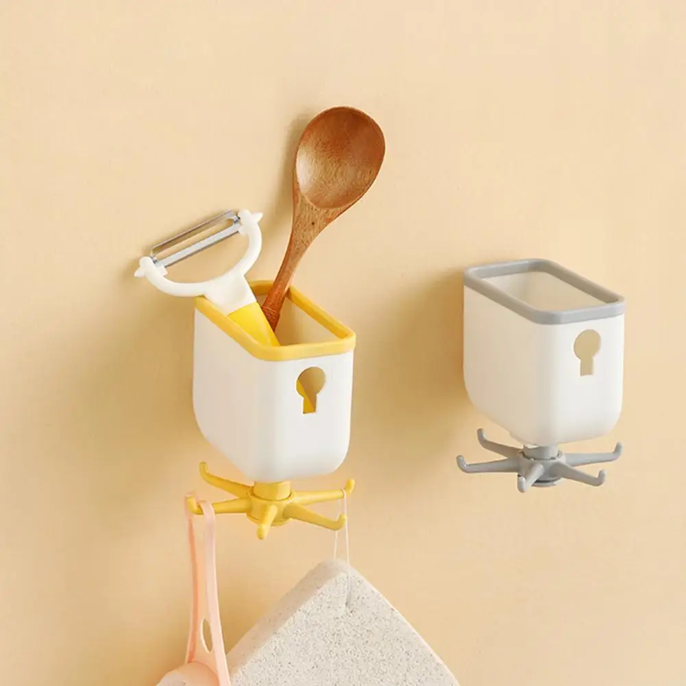 

Hot Sales!! Hanger Hook Punch-free Angel Adjustable ABS Wide Application Utensils Holder Hanger for Kitchen