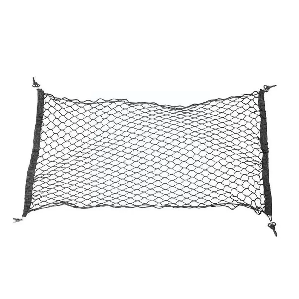 

Практичная карманная сетка для хранения багажа размером 115 см X 50 см, карманная сетка с крючком для цветного автомобиля, Карго, задняя универ...