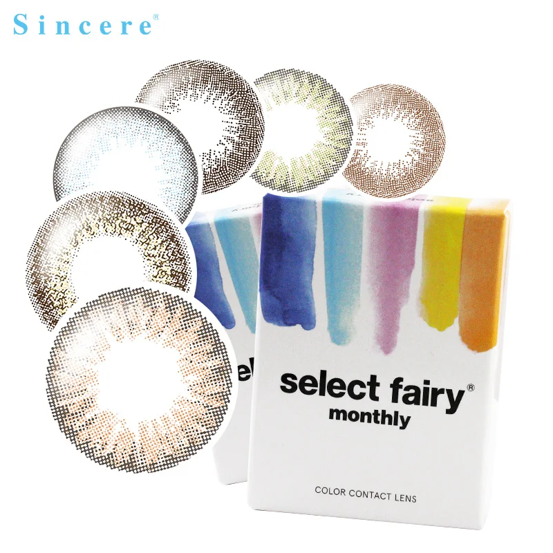 

Sincere-vision 0-900 degree 1pcs/box Contact Lenses for eye colour lens vision correction health care used for 30days