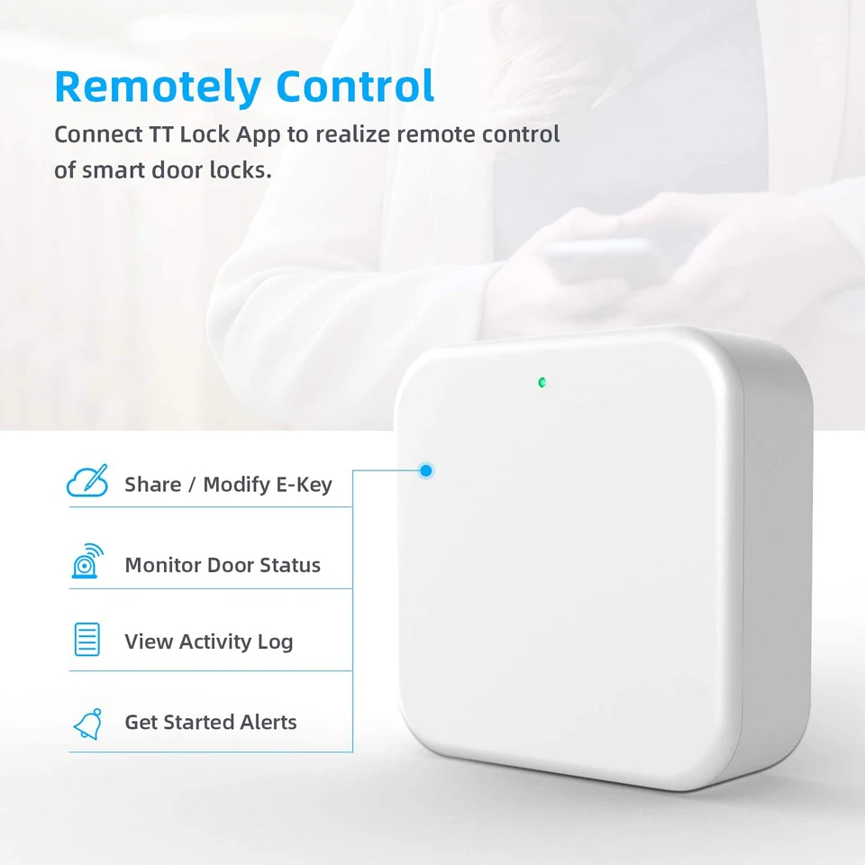 

TTLock APP Internet Wifi Bluetooth Lock G2 Gateway For Smart Lock