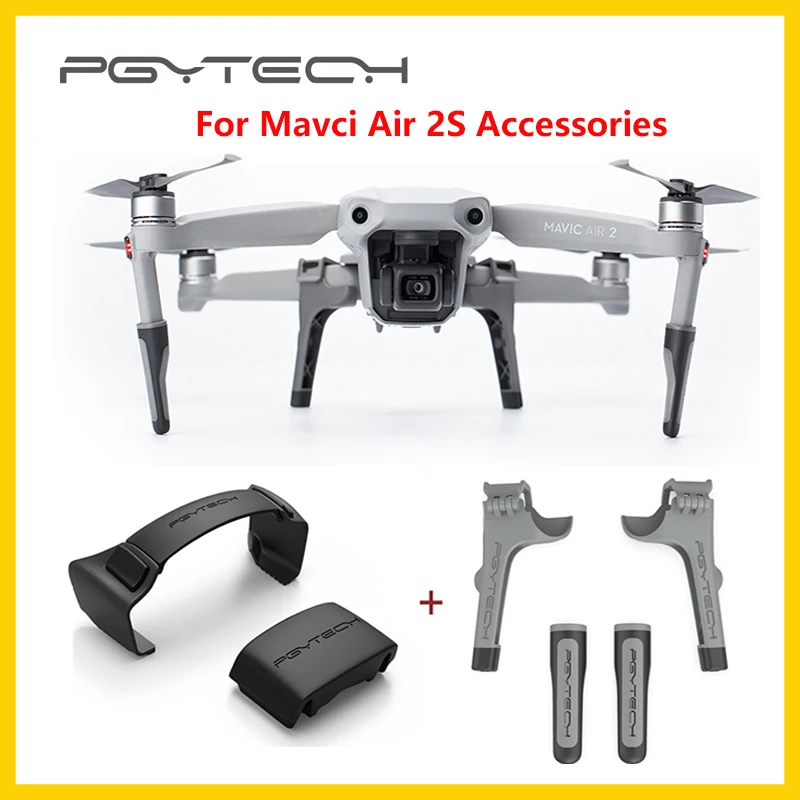 

PGYTECH Mavci Air 2S Propeller Holder + Landing Gear Extention for DJI Mavic Air 2S / Mavic Air 2 Drone Accessories Combo