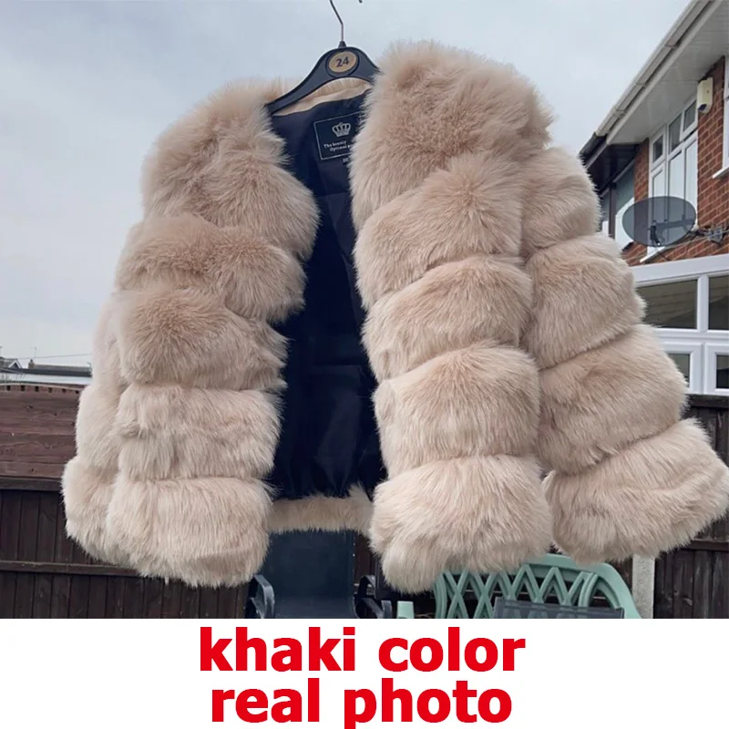 Новинка 2021 зимняя модная женская шуба HJQJLJLS из искусственного меха черная