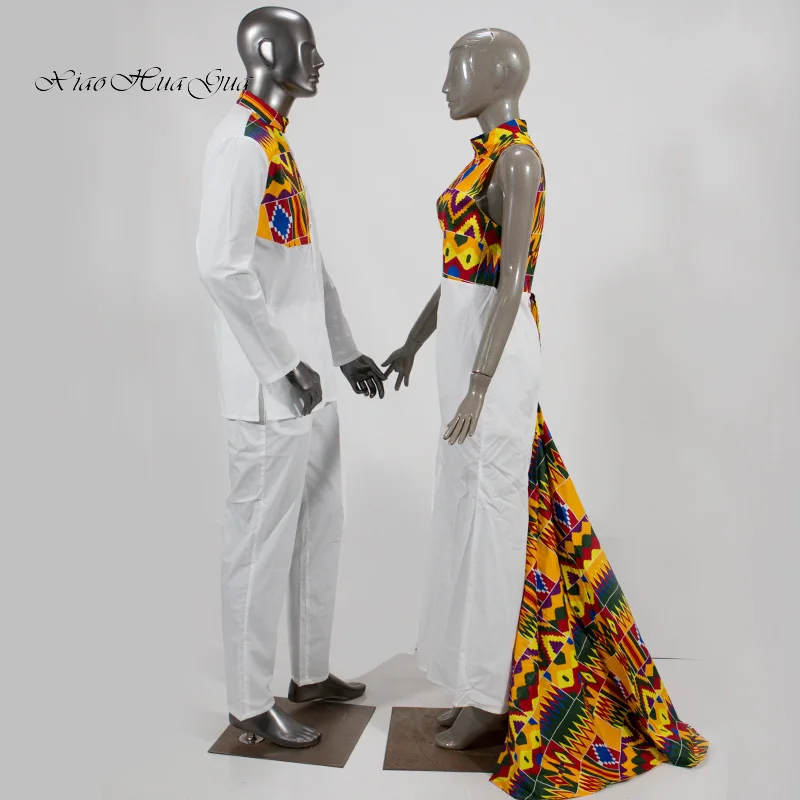 Африканские платья для пар африканские женщин и мужчин danshiki африканская одежда