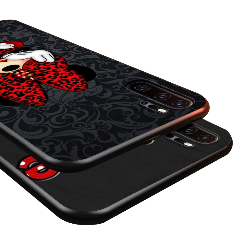 

Disney Mickey Mouse Cartoon for Huawei P40 P30 P20 P10 P9 Lite E Pro Plus Mini 2019 2017 Black Phone Case