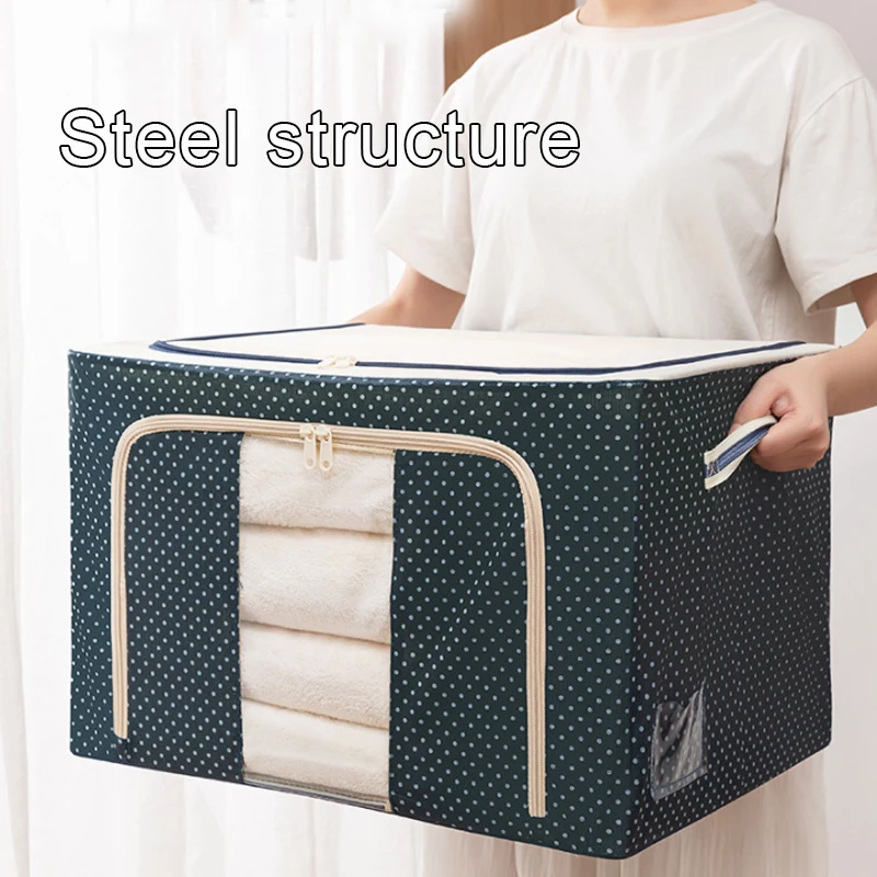 Складная сумка для одежды со стальным каркасом домашняя одежда пылезащитный