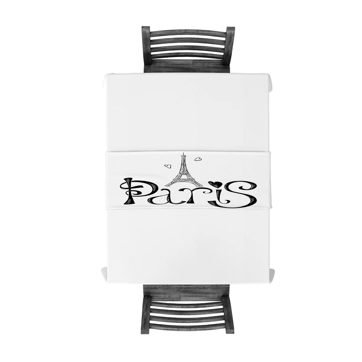 Современная настольная дорожка Парижская башня художественный текстовый принт s