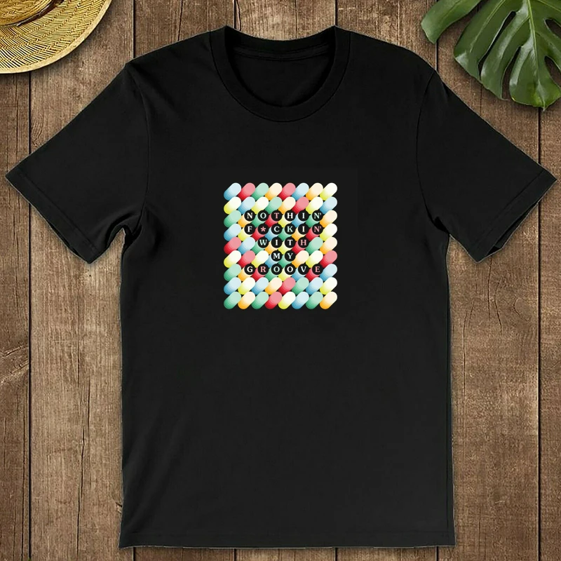 

My Groove 90S Hipster Summer Style Adult T Shirt Women Print Men Tshirt Casual Short Sleeve Tops