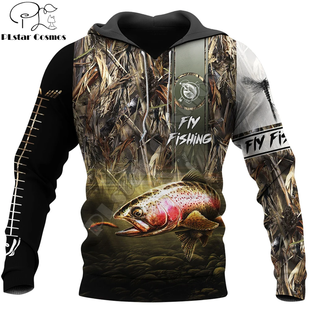 Love Trout Fly Fishing 3D All Over Printed Men Hoodie Autumn and winter Unisex Sweatshirt Zip Pullover Casual Streetwear KJ448 beautiful trout fishing 3d printed men hoodie autumn and winter unisex deluxe sweatshirt zip pullover casual streetwear kj414