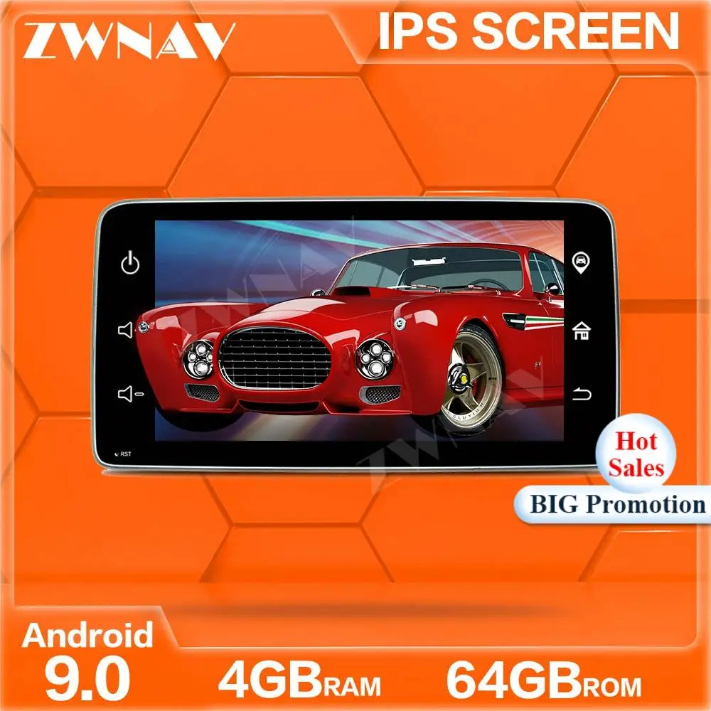 

4+64G Android 9.0 Car Multimedia Player For Mercedes Benz Smart 2015 2016 2017 GPS Navi Radio navi stereo Touch screen head unit