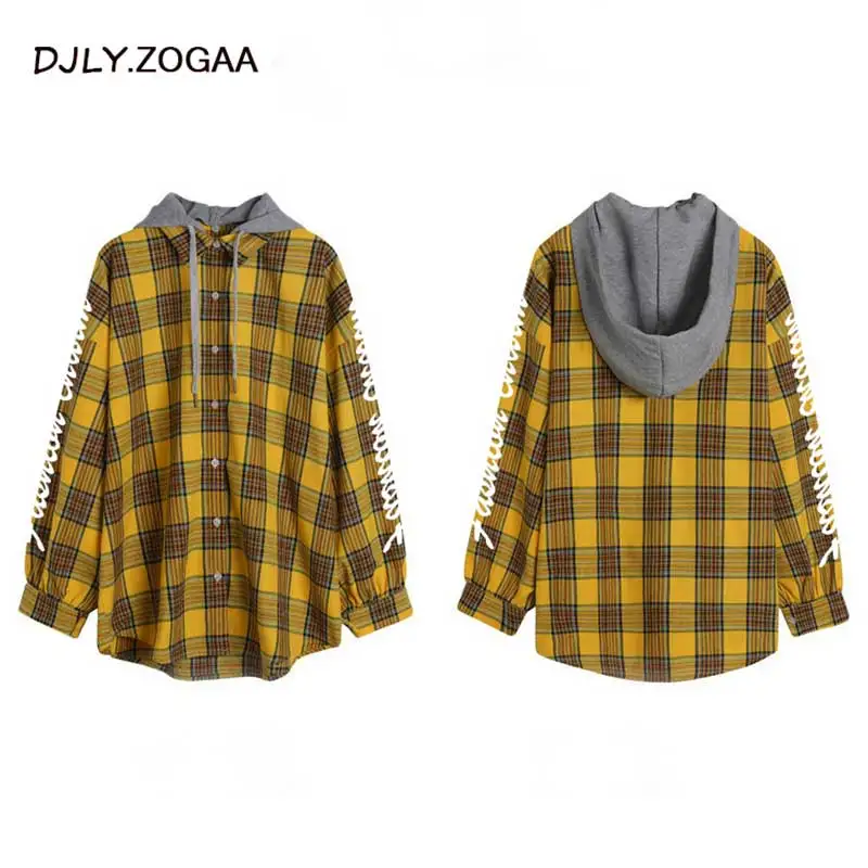 ZOGAA 2019 Новая женская рубашка с капюшоном модная очаровательная индивидуальная