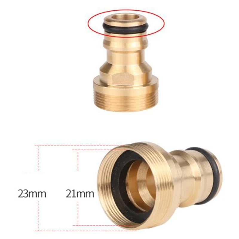 

5Pcs of Faucet Nozzle Adapter Garden Plumbingfittings Internal/External Thread Fittings for Garden Kitchen Aquarium