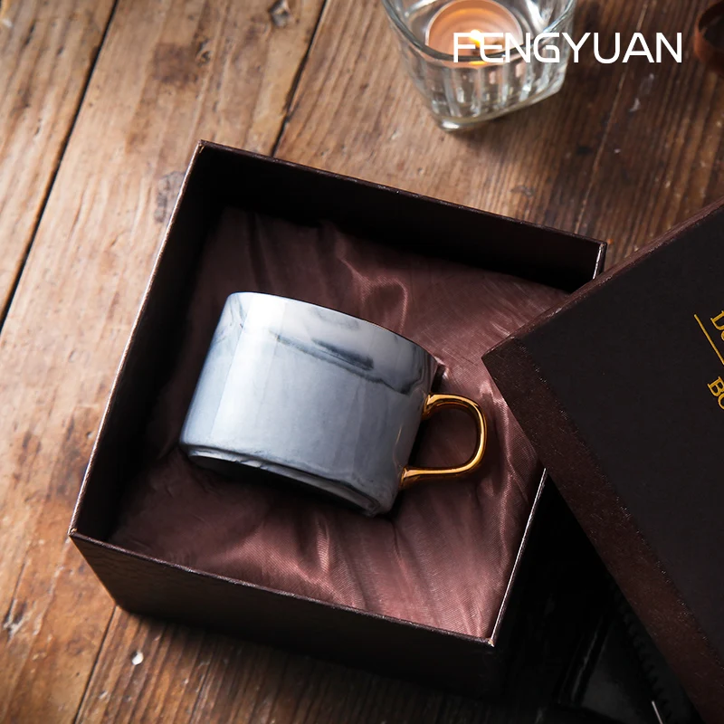 

Porcelain Modern Couple Coffee Cup Design Decor Art Ceramic Coffee Cups Saucer Teaware Kahve Fincan Takimlari Tableware BJ50BD