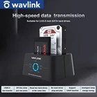 Wavlink HDD док-станция Sata жесткий диск Корпус SATA к USB 3,0 адаптер для 2,5 3,5 SSD диск чехол HD коробка док-станция до 16 ТБ