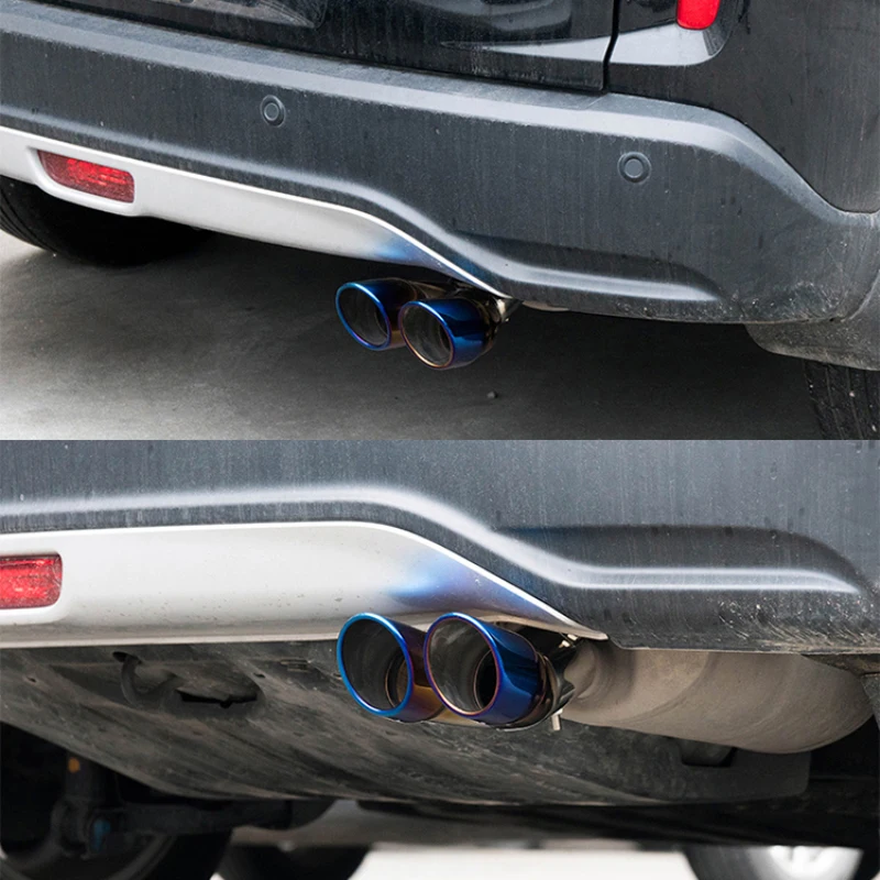 Автомобильный глушитель горловины наконечник выхлопной трубы нержавеющая сталь