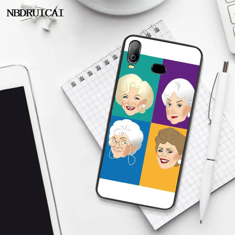 NBDRUICAI золотые девушки Coque Shell чехол для телефона Samsung A10 A20 A30 A40 A50 A70 A71 A51 A6 A8 2018 |