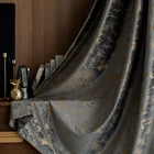 Роскошные бархатные занавески Северной Америки с бронзовой текстурой, плотные занавески для окон, однотонные занавески для гостиной и спальни