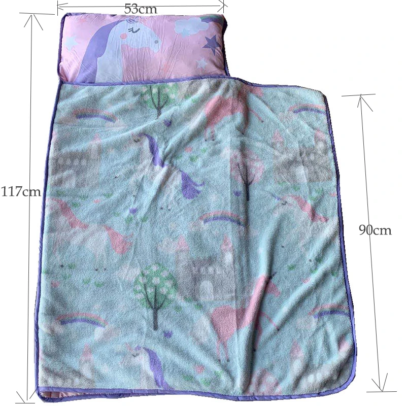 Автомобильный Динозавр для малышей дошкольный детский коврик сна с наволочками