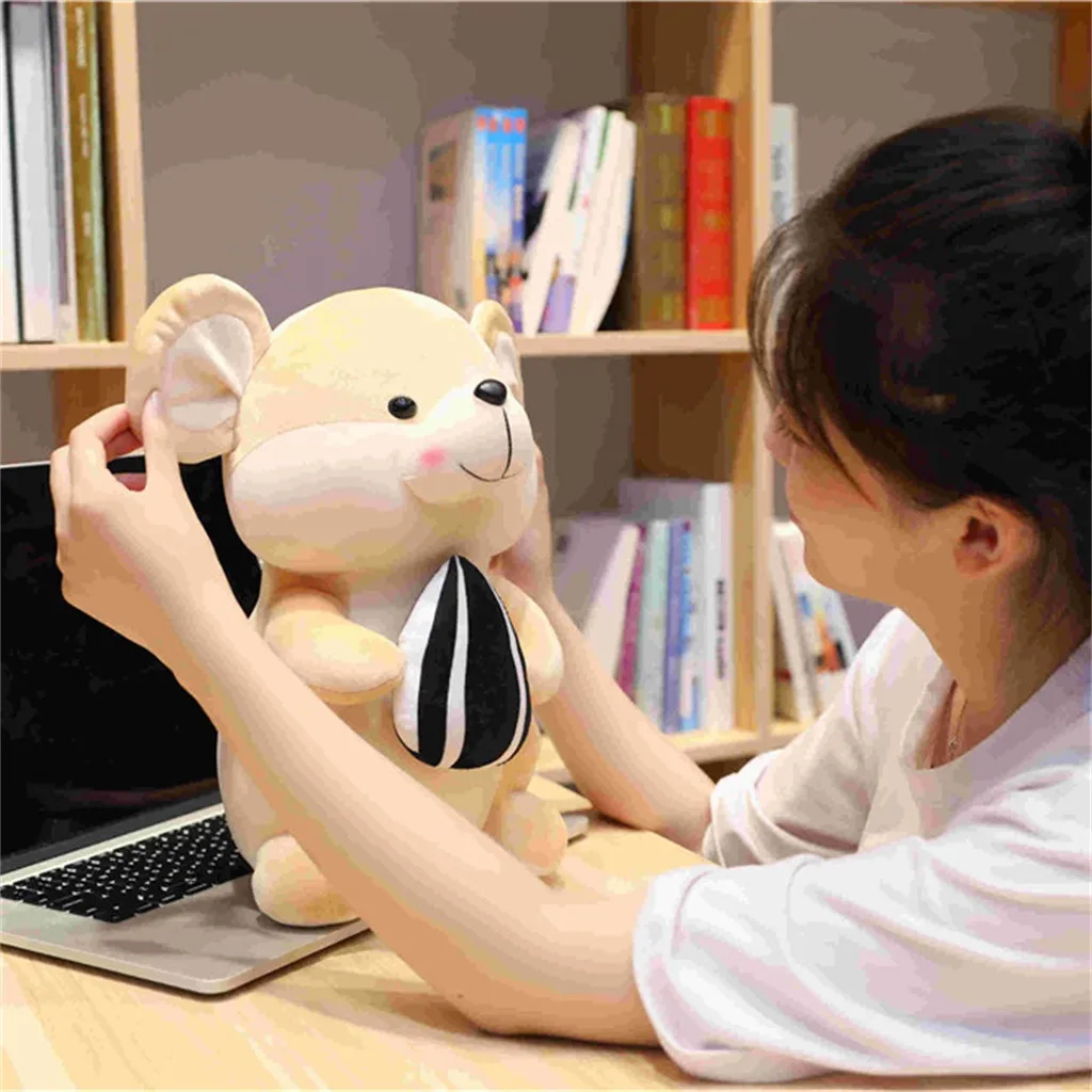 

Lovely Soft Animal Stuffed Plush Toy Home Decor New Year Gift Cute Cartoon Mouse Holiday Gift Sofa Pillows