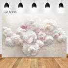 Фотофон Laeacco для детской портретной фотосъемки с 3d-эффектом старой пустынной белой кирпичной стены