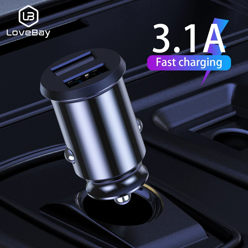 Автомобильное зарядное устройство с двумя Usb портами для планшетов GPS а|Зарядные