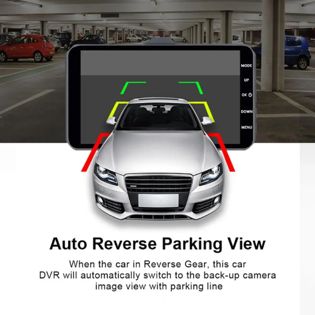 A11 Car Recorder G-Sensor Wide Compatibility 4-Inch Dual Lens Touch Screen Dash Cam Full HD-compatible 1080P for Vehicles | Автомобили и