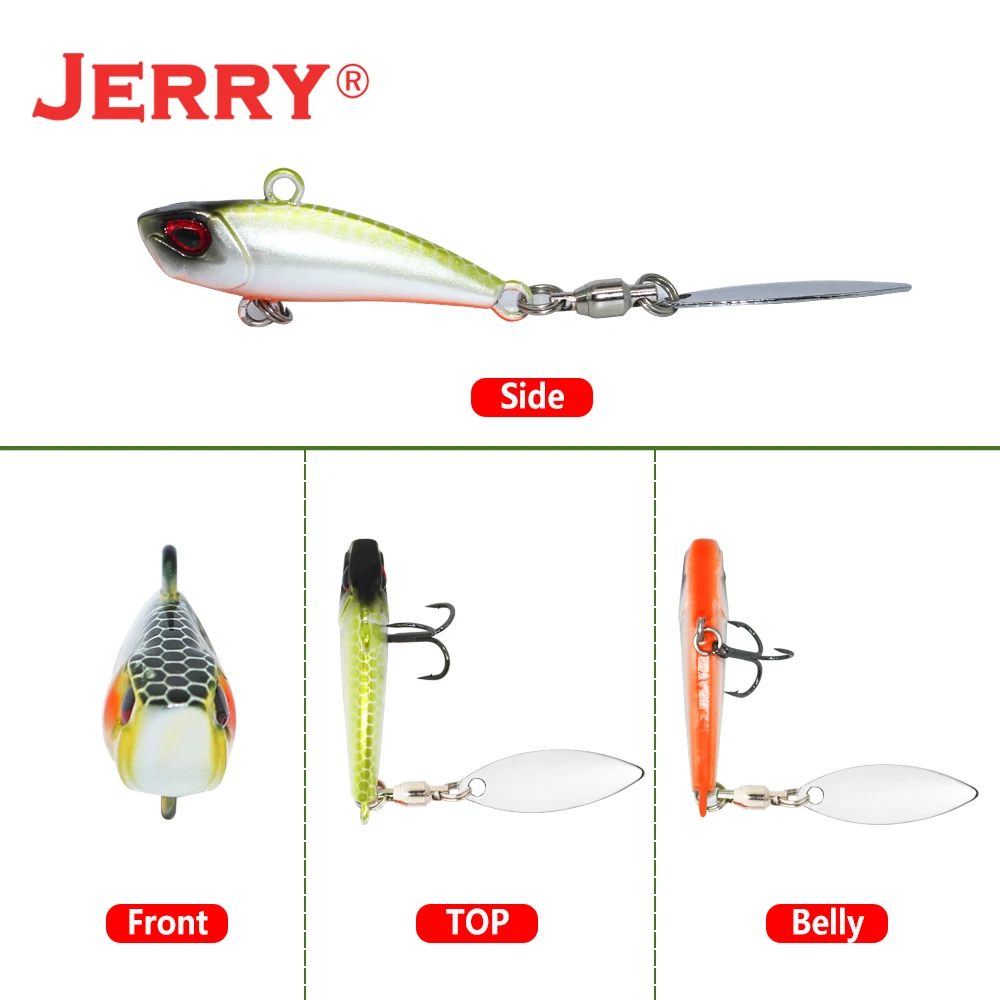 Металлическая Вибрирующая рыболовная приманка Jerry Reaper Тонущая металлическая из