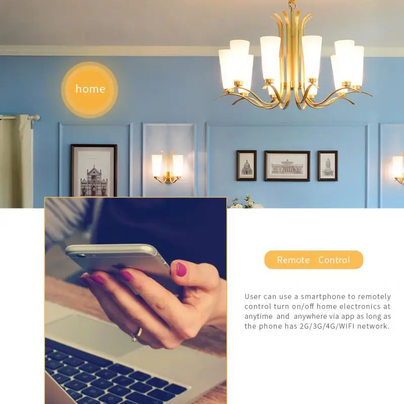 

Smart Dimmer Light Switch Module Smart Home DIY Switch Breaker 110-240V Wireless Remote Control Voice Control Automation Module