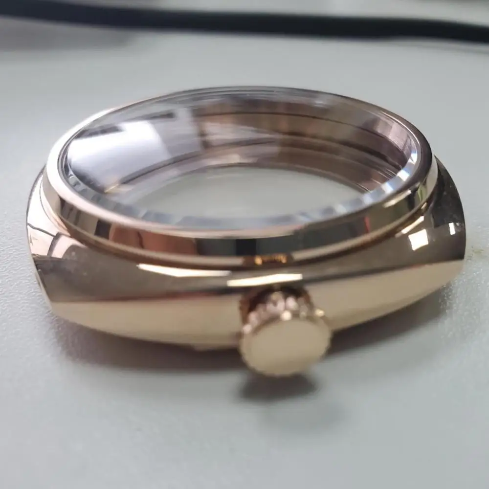 Чехол для часов ETA 6497/6498 из нержавеющей стали и минерального стекла 45 мм|Часы