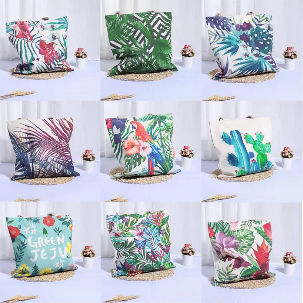 Экологичная многоразовая сумка для покупок портативная квадратная модная из