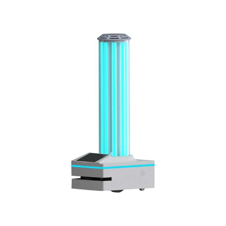 

Mobile Sterilizing and Atomizing Sweeping Robot UV Disinfection Machine Robot Is Driven By High-density Lithium Batteries
