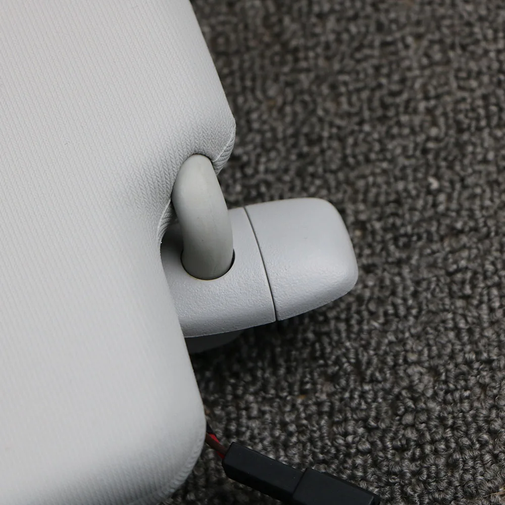 Левая лицевая сторона серого цвета солнцезащитный козырек Панель с зеркалом для