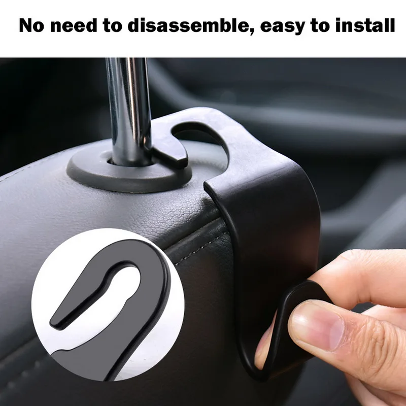 Автомобильный Органайзер крючки спинки сиденья автомобиля скрытый подголовник