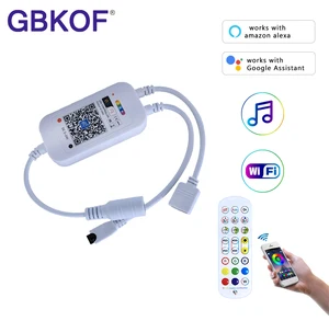 16 миллионов Цвета Wi-Fi RGB  RGBW светодиодный Управление; Смартфон Управление музыкой и режим таймера Magic дома Bluetooth светодиодный RGB Управление;