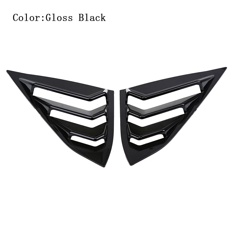 POSSBAY Auto Window Louver Fit for Honda Civic Sedan 2016-present ABS Rear Panel Decoration Bonnet Vents | Автомобили и мотоциклы