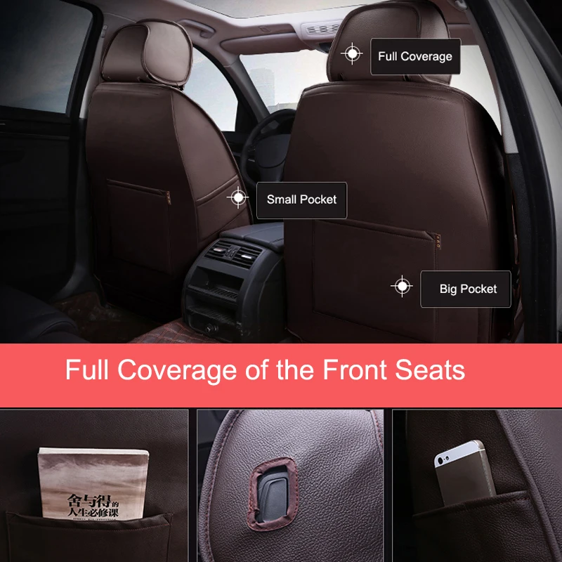 13 шт./компл. чехол на сиденья из натуральной кожи и ПВХ для Mitsubishi ASX 2018 аксессуары