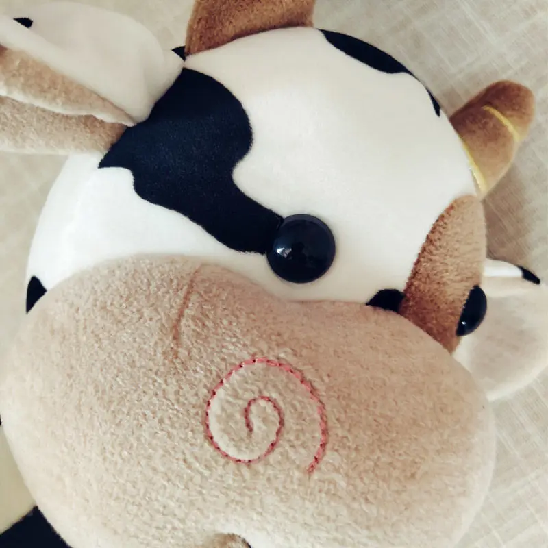2020 New Cute Animal Cartoon Cows Stuffed Plush Toy Kawaii Cattle Comfortable Soft Children Birthday Present Christmas Gift | Игрушки и