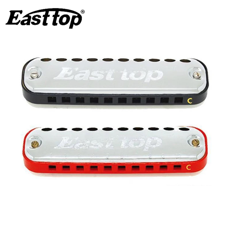 Easttop T10 1 10 отверстий гармоника диатоническая гармошка блюз овальной формы (ключ C)