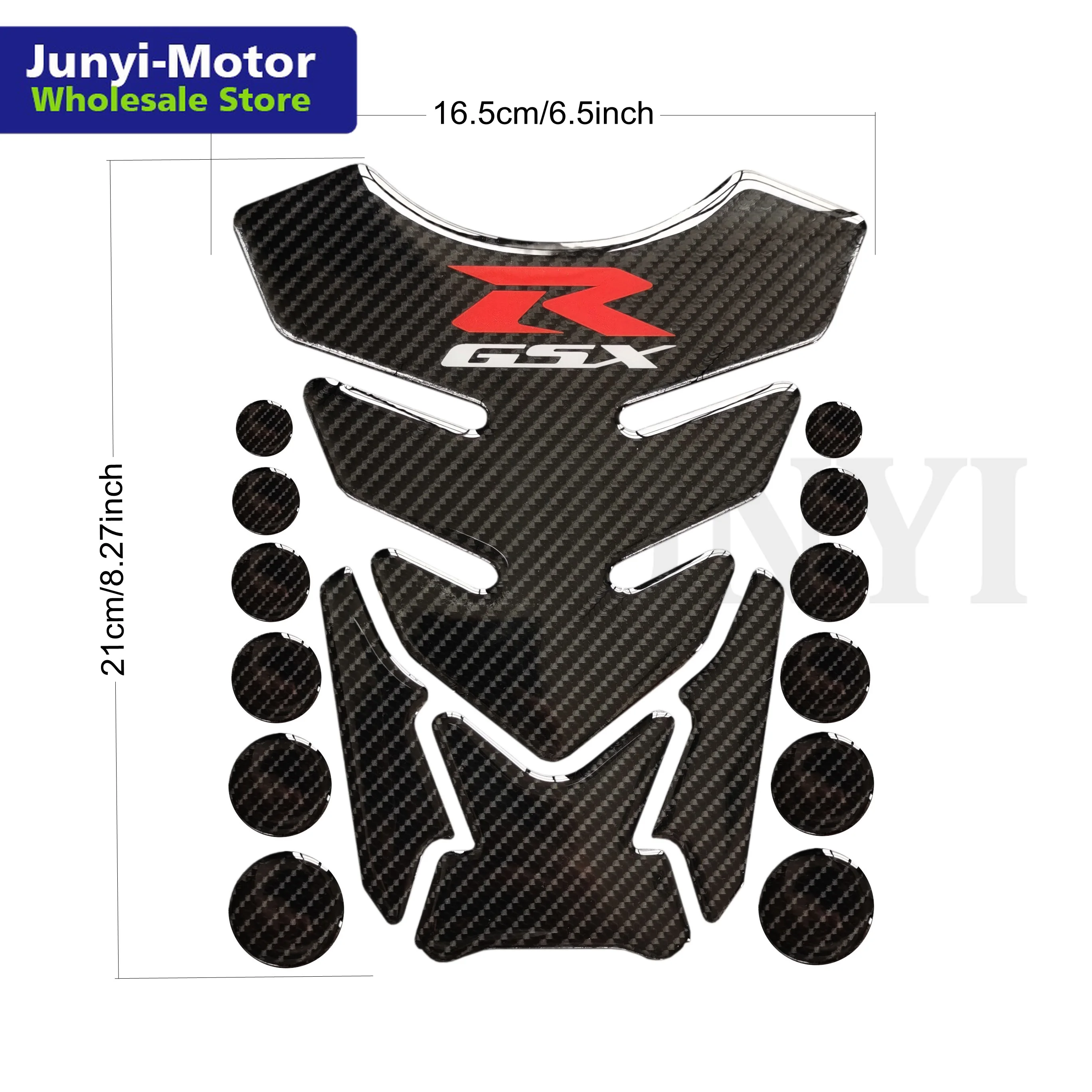 Наклейка на крышку топливного бака для Suzuki GSXR 600 750 2006 2007 2008 2009 2010 1000 углеродное