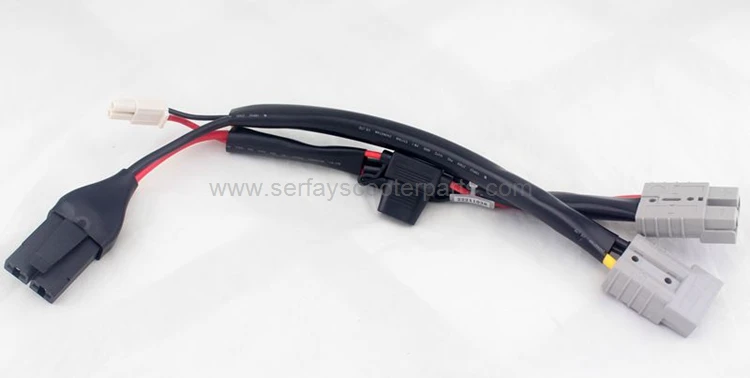 Батарейный провод с предохранителем для контроллера PG мобильного скутера Sunrise